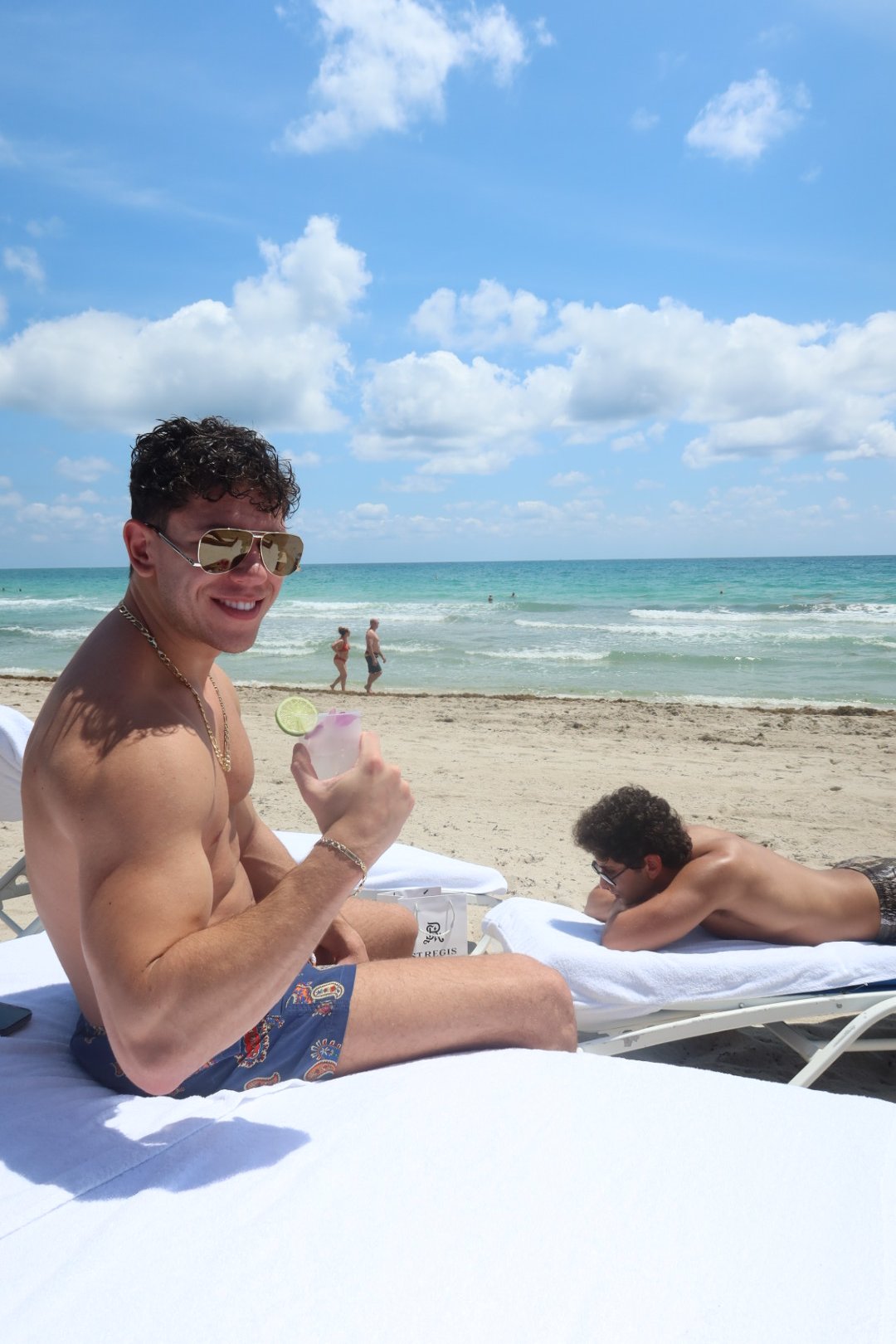 Ned at the beach