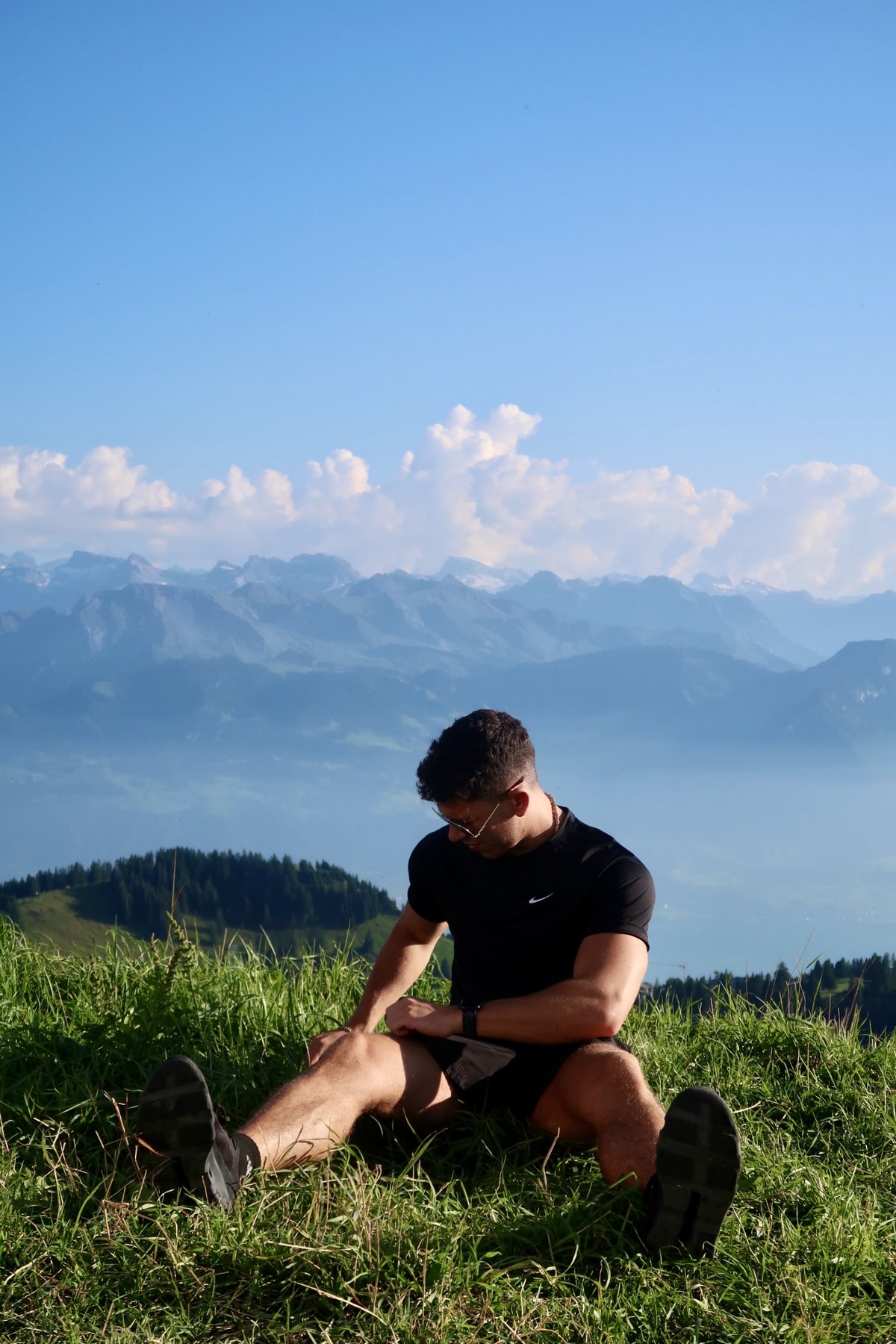 Ned in the mountains